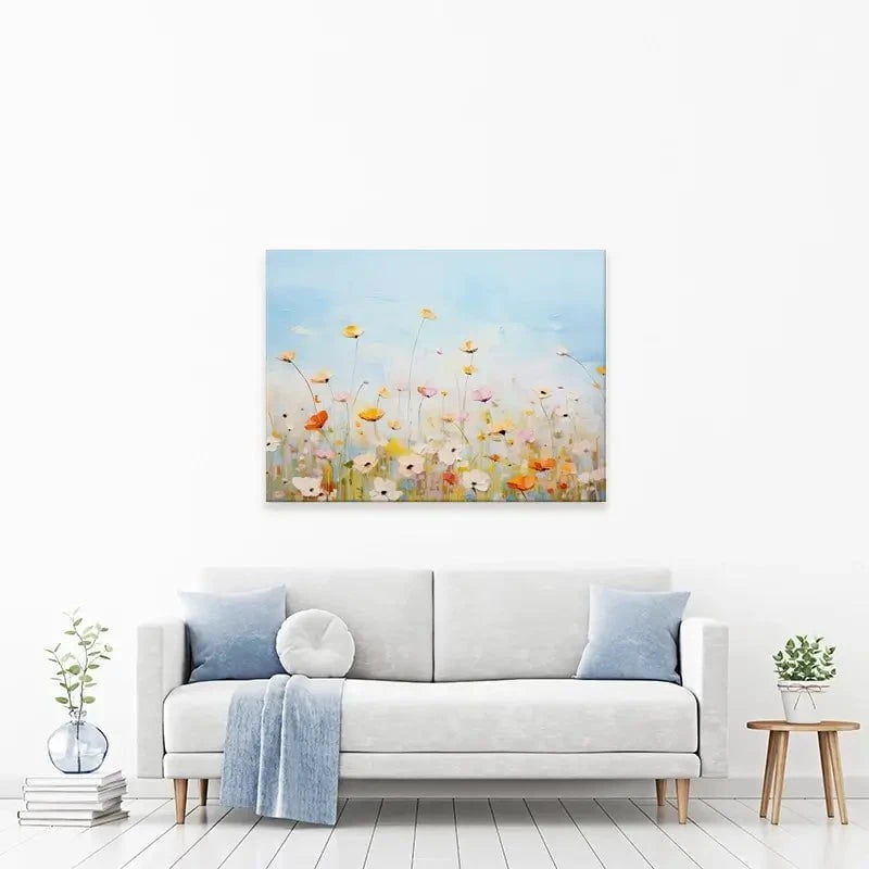 Delicate Wildflowers Canvas Print Delicate Wildflowers Canvas Print wall art product Gina Kelly - Independent