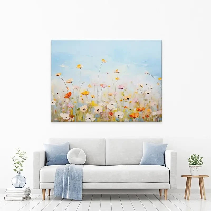 Delicate Wildflowers Canvas Print Delicate Wildflowers Canvas Print wall art product Gina Kelly - Independent