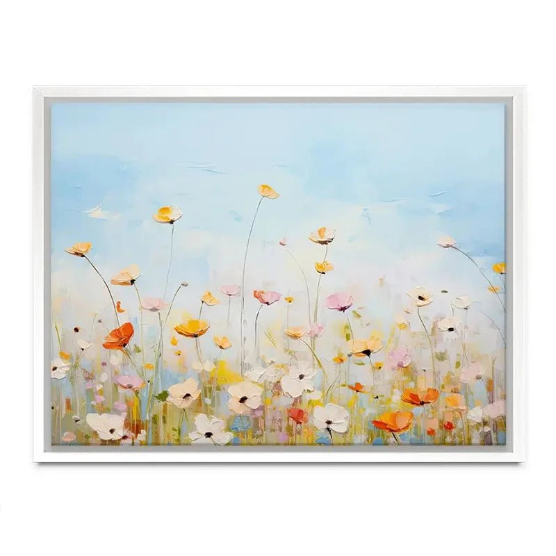 Delicate Wildflowers Canvas Print Delicate Wildflowers Canvas Print wall art product Gina Kelly - Independent