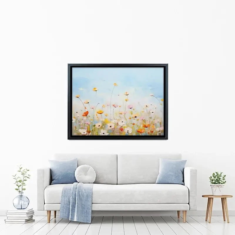 Delicate Wildflowers Canvas Print Delicate Wildflowers Canvas Print wall art product Gina Kelly - Independent