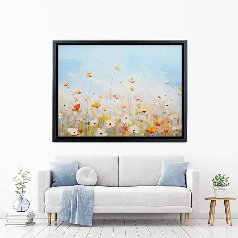 Delicate Wildflowers Canvas Print Delicate Wildflowers Canvas Print wall art product Gina Kelly - Independent