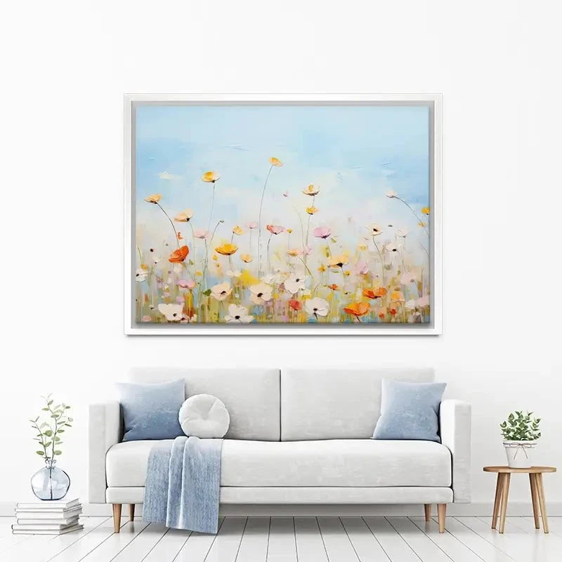 Delicate Wildflowers Canvas Print Delicate Wildflowers Canvas Print wall art product Gina Kelly - Independent