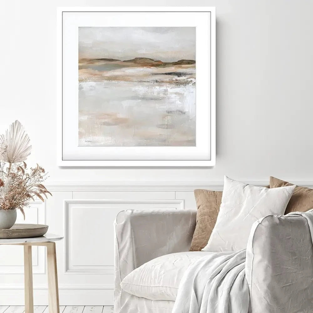 Desert Floor Square Framed Art Print Desert Floor Square Framed Art Print wall art product Carol Robinson