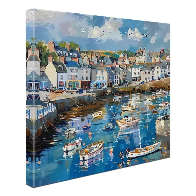 Devon Harbour Canvas Print Devon Harbour Canvas Print wall art product David Alexander Elder