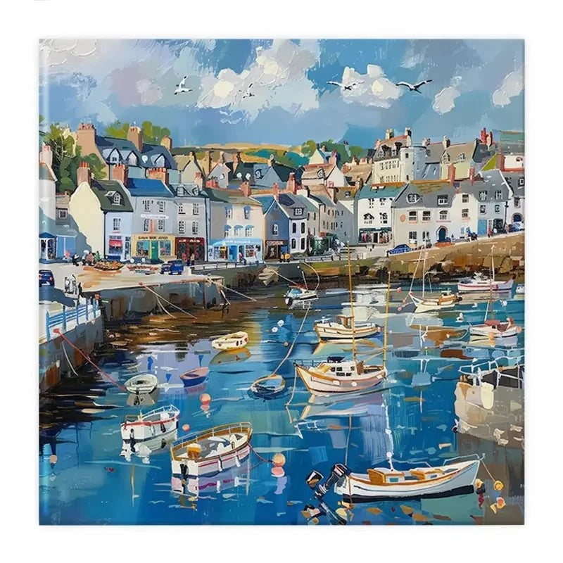 Devon Harbour Canvas Print Devon Harbour Canvas Print wall art product David Alexander Elder