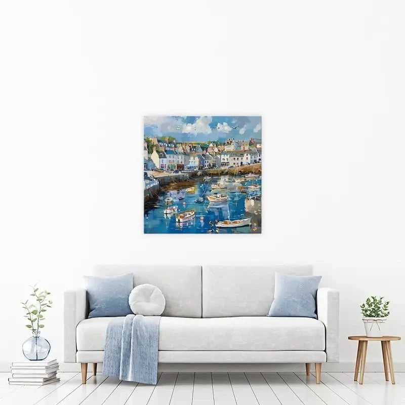 Devon Harbour Canvas Print Devon Harbour Canvas Print wall art product David Alexander Elder