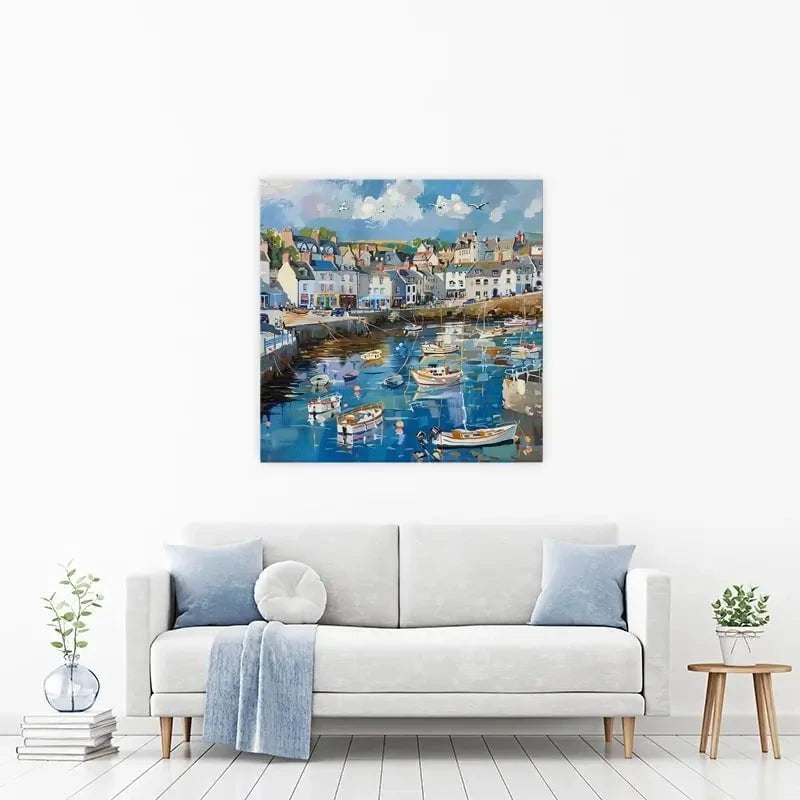 Devon Harbour Canvas Print Devon Harbour Canvas Print wall art product David Alexander Elder