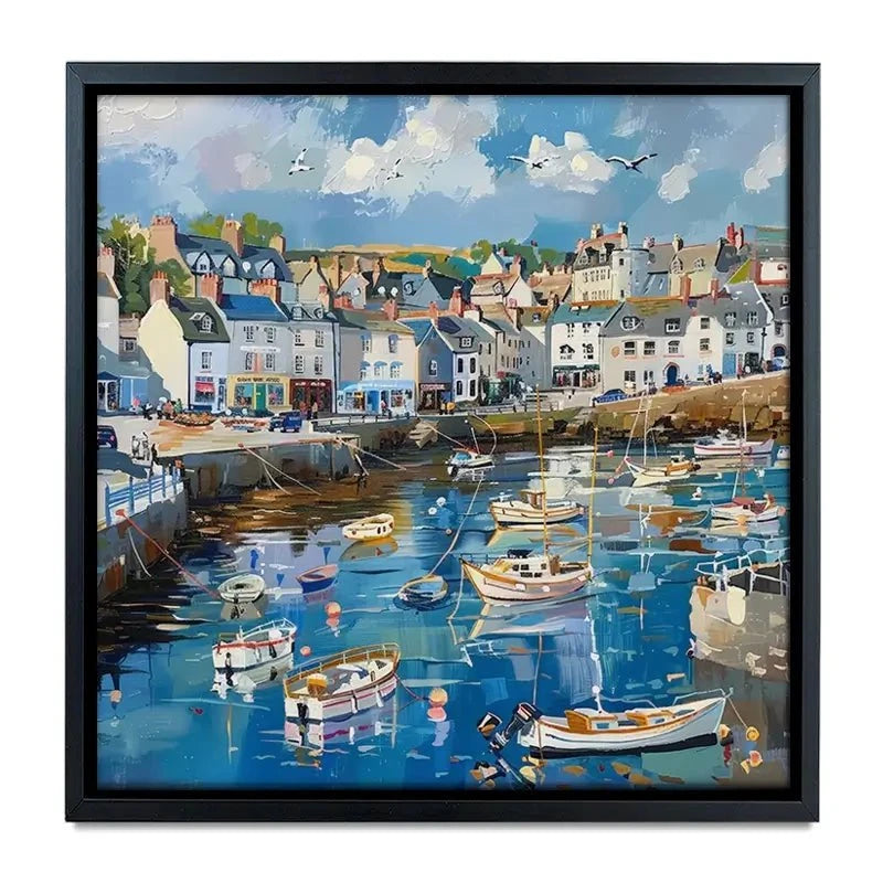 Devon Harbour Canvas Print Devon Harbour Canvas Print wall art product David Alexander Elder