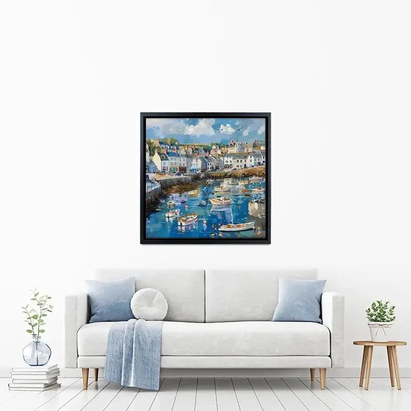 Devon Harbour Canvas Print Devon Harbour Canvas Print wall art product David Alexander Elder
