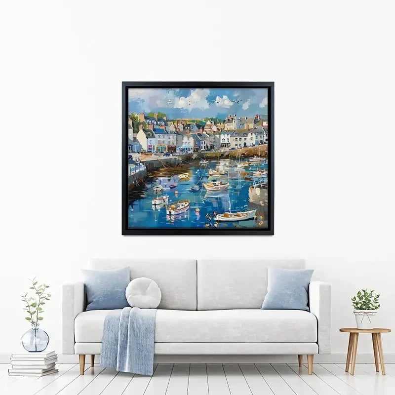 Devon Harbour Canvas Print Devon Harbour Canvas Print wall art product David Alexander Elder