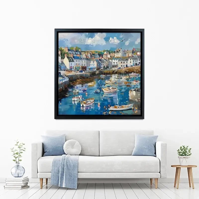 Devon Harbour Canvas Print Devon Harbour Canvas Print wall art product David Alexander Elder