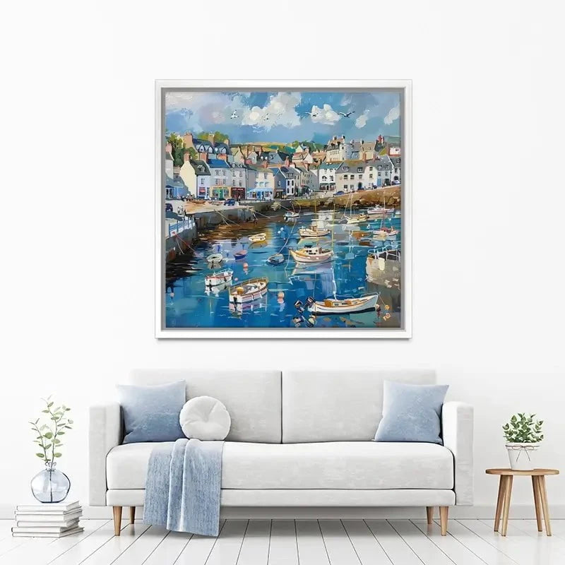 Devon Harbour Canvas Print Devon Harbour Canvas Print wall art product David Alexander Elder