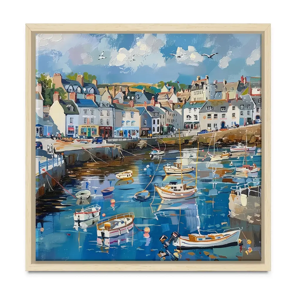 Devon Harbour Canvas Print Devon Harbour Canvas Print wall art product David Alexander Elder