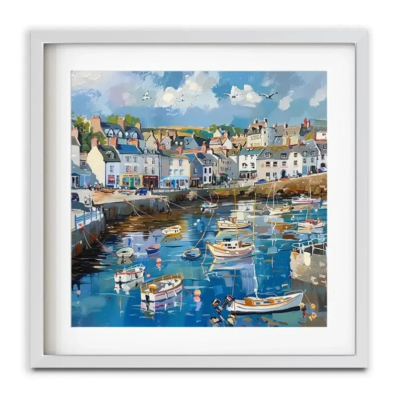 Devon Harbour Framed Art Print Devon Harbour Framed Art Print wall art product David Alexander Elder