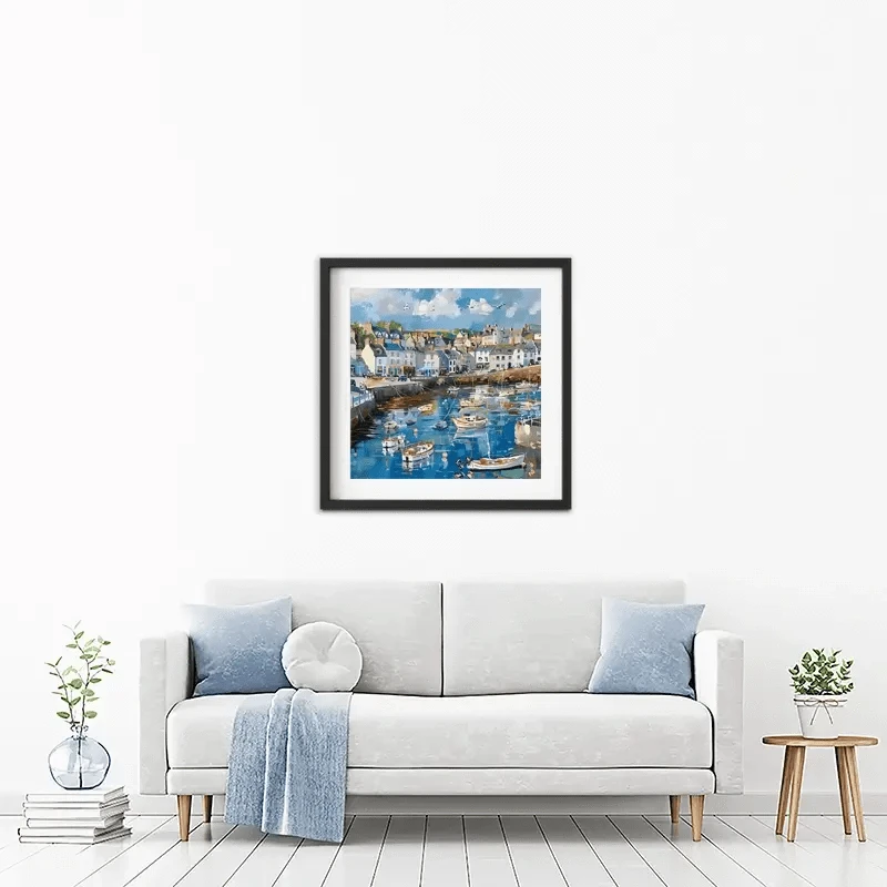 Devon Harbour Framed Art Print Devon Harbour Framed Art Print wall art product David Alexander Elder
