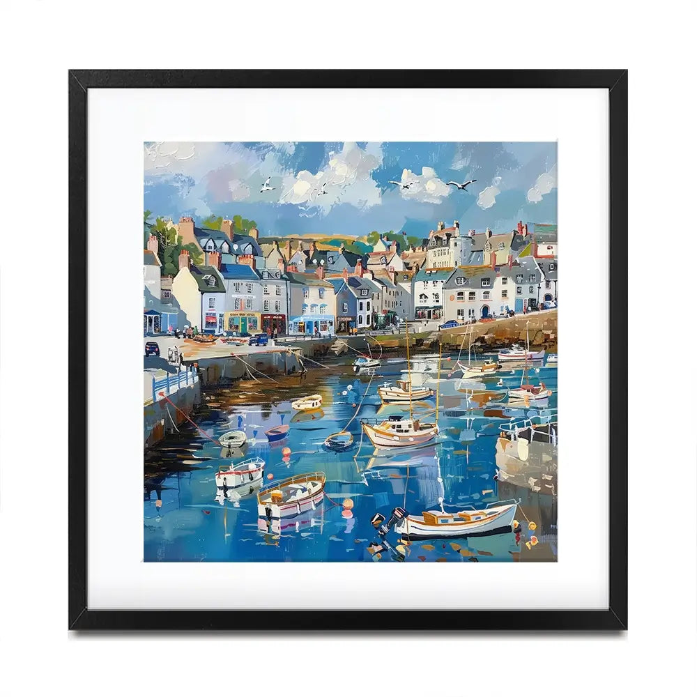 Devon Harbour Framed Art Print Devon Harbour Framed Art Print wall art product David Alexander Elder