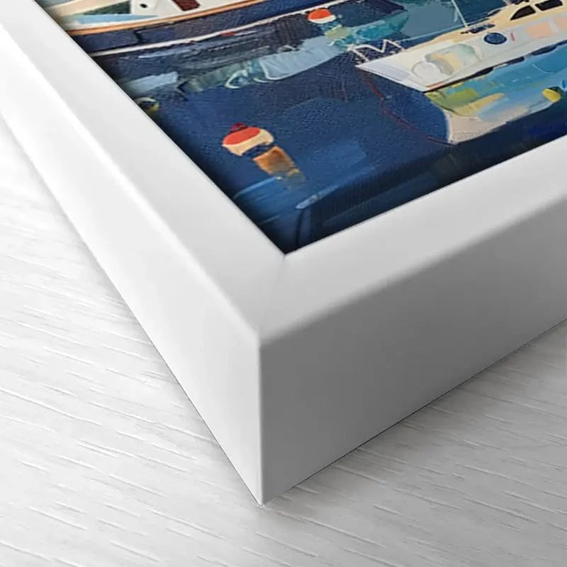 Devon Town Harbour Canvas Print Devon Town Harbour Canvas Print wall art product David Alexander Elder