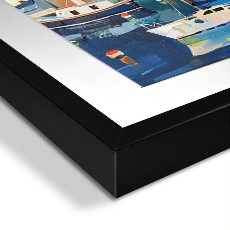 Devon Town Harbour Framed Art Print Devon Town Harbour Framed Art Print wall art product David Alexander Elder