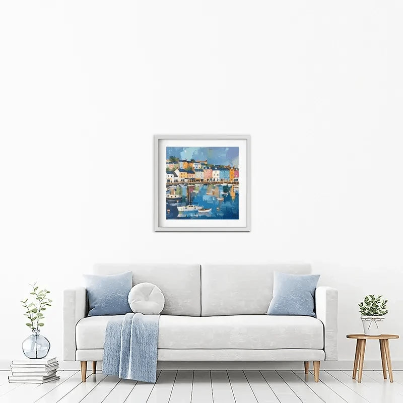 Devon Town Harbour Framed Art Print Devon Town Harbour Framed Art Print wall art product David Alexander Elder