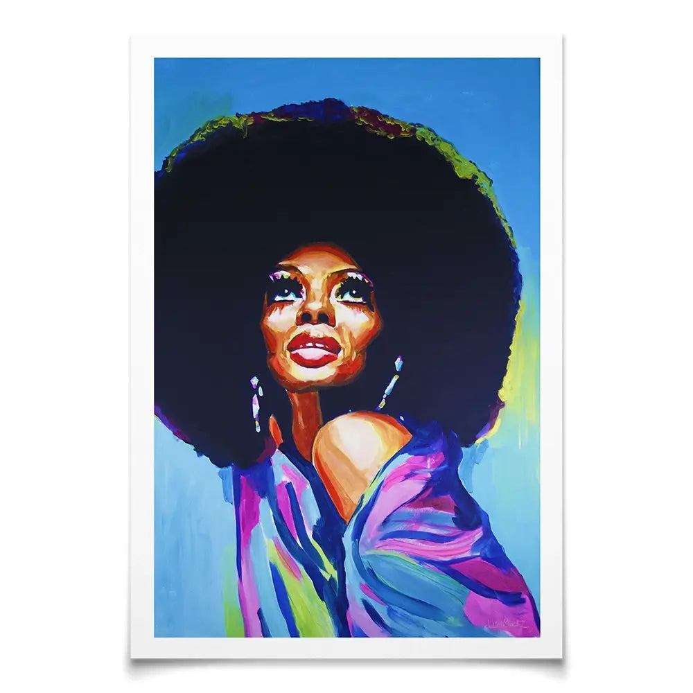 Diana Ross The Boss Art Print Diana Ross The Boss Art Print wall art product Juliet Stockton