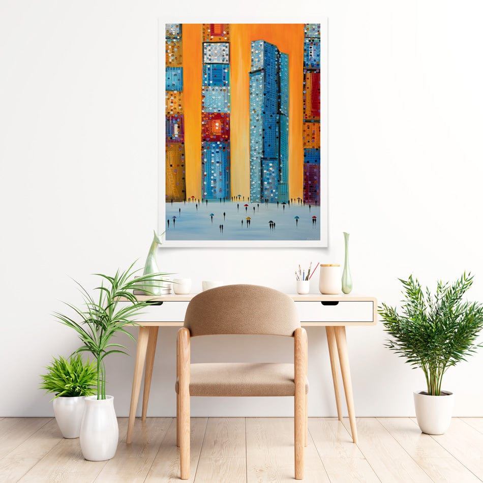 Didn't It Rain Art Print wall art product Ekaterina Ermilkina / Independent