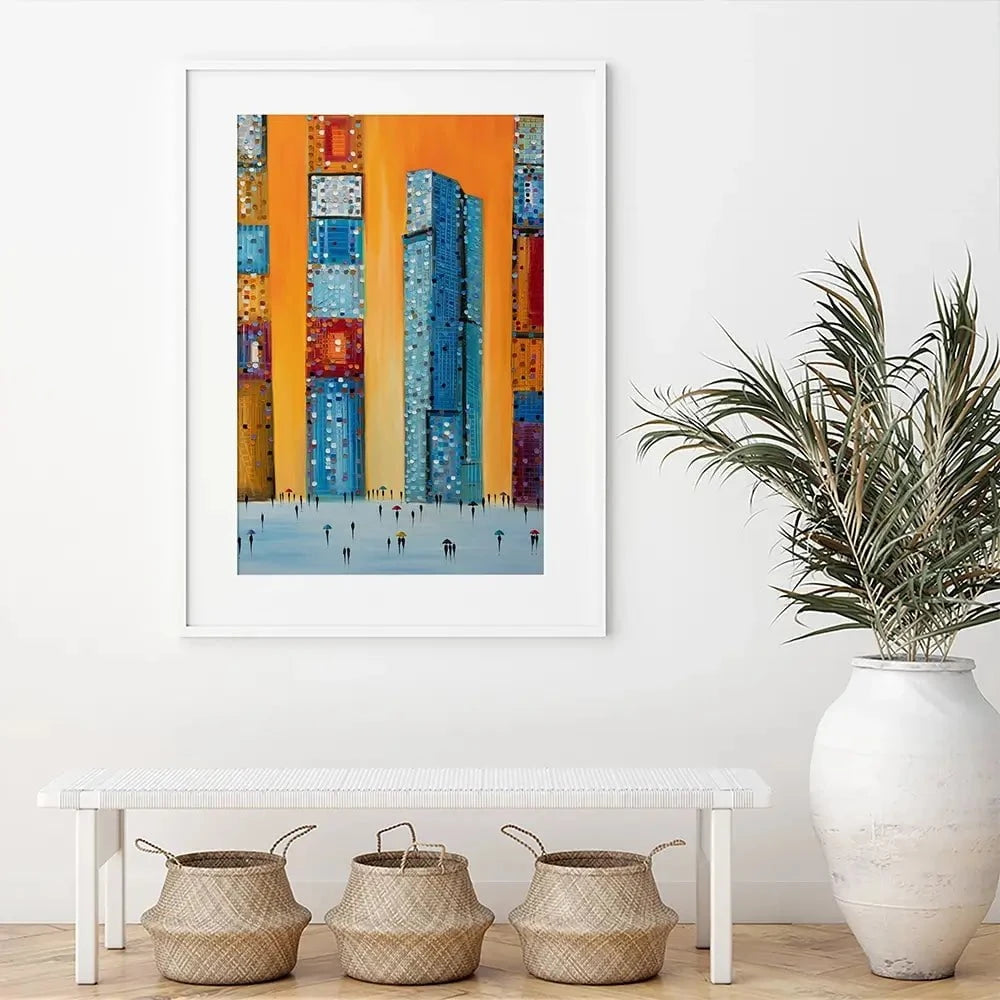 Didn't It Rain Framed Art Print Didn't It Rain Framed Art Print wall art product Ekaterina Ermilkina