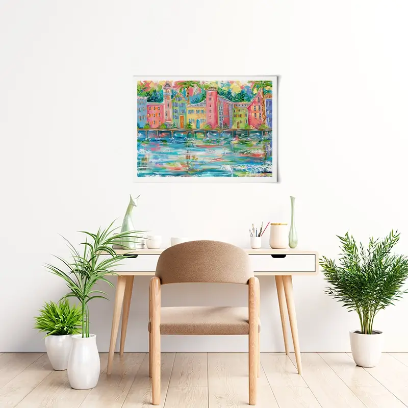 Dock City Art Print Dock City Art Print wall art product Estelle Grengs - Independent