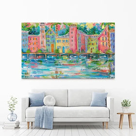 Dock City Canvas Print Dock City Canvas Print wall art product Estelle Grengs - Independent