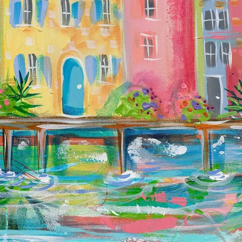 Dock City Canvas Print Dock City Canvas Print wall art product Estelle Grengs - Independent