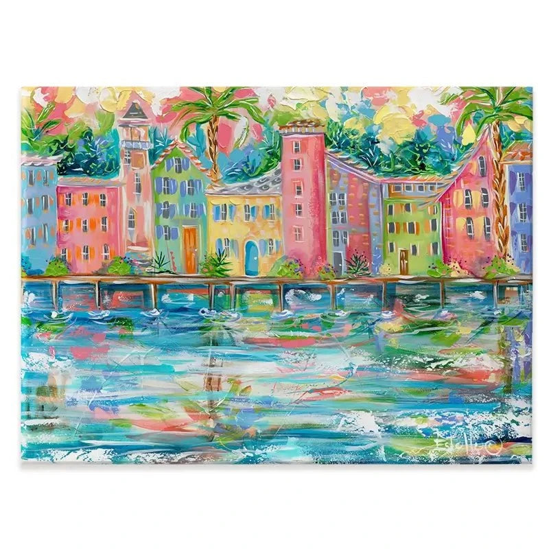 Dock City Canvas Print Dock City Canvas Print wall art product Estelle Grengs - Independent