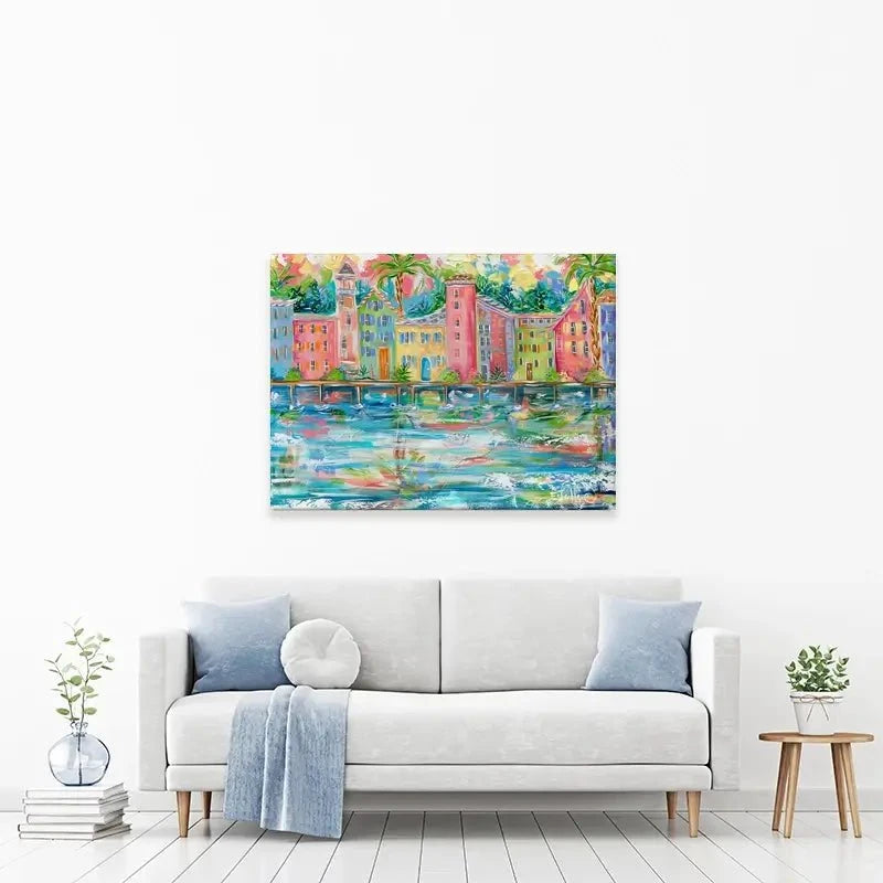 Dock City Canvas Print Dock City Canvas Print wall art product Estelle Grengs - Independent