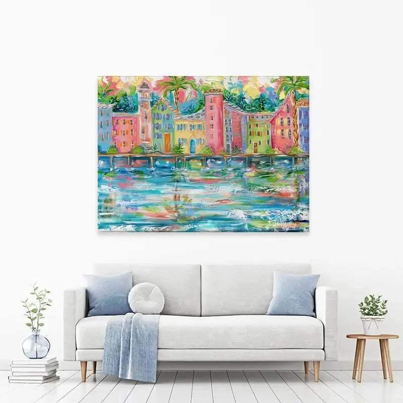 Dock City Canvas Print Dock City Canvas Print wall art product Estelle Grengs - Independent