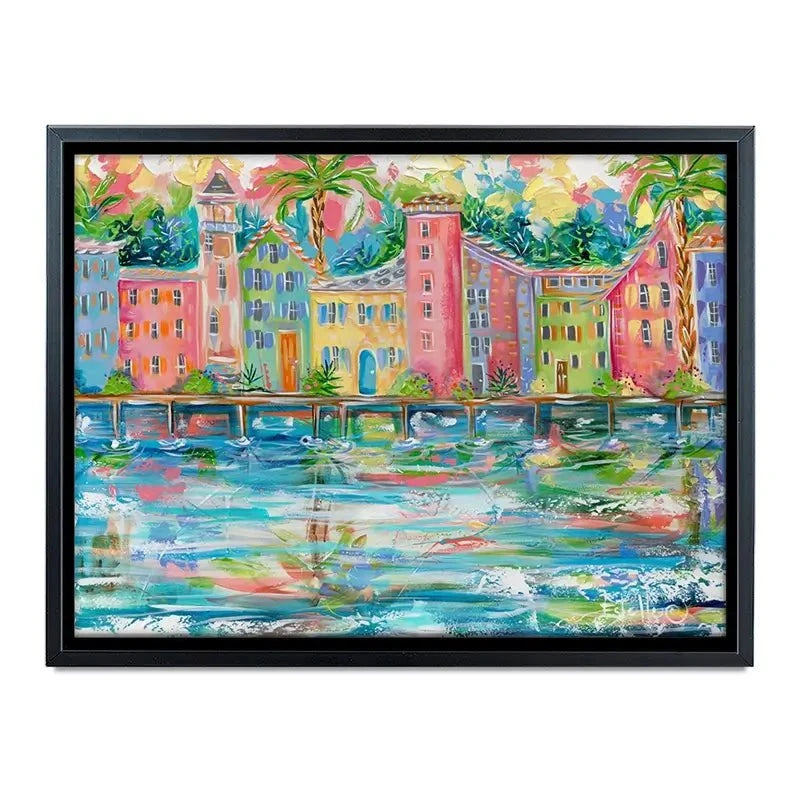Dock City Canvas Print Dock City Canvas Print wall art product Estelle Grengs - Independent
