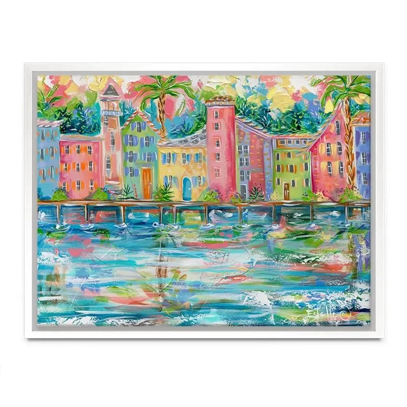 Dock City Canvas Print Dock City Canvas Print wall art product Estelle Grengs - Independent