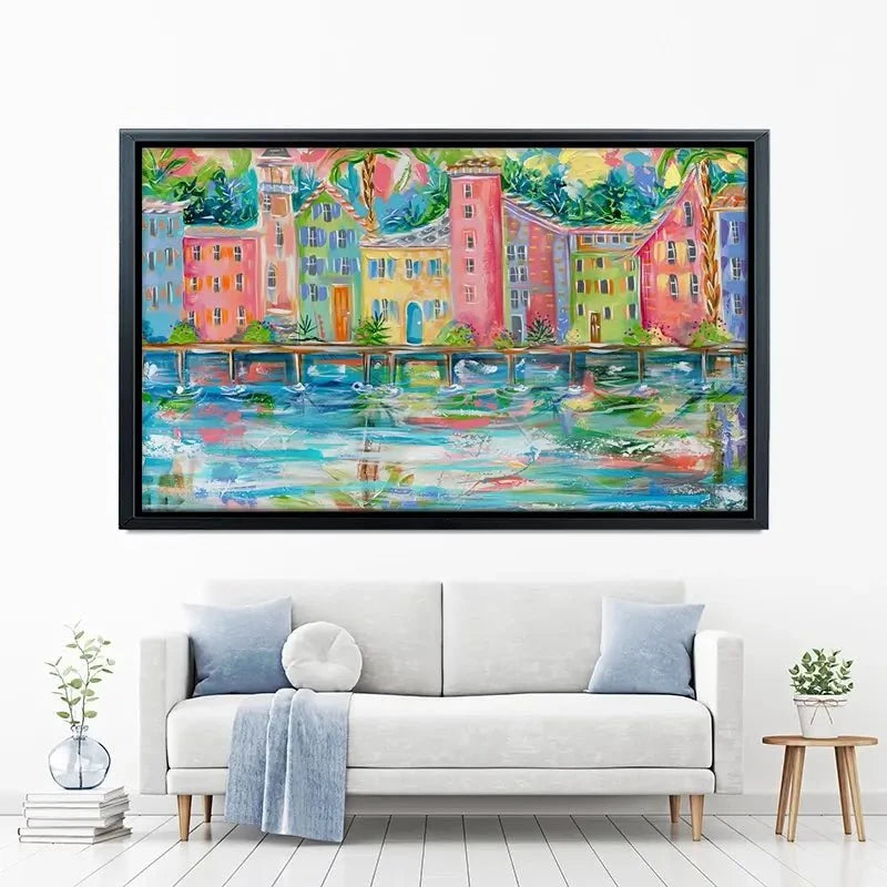 Dock City Canvas Print Dock City Canvas Print wall art product Estelle Grengs - Independent