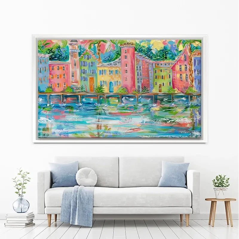 Dock City Canvas Print Dock City Canvas Print wall art product Estelle Grengs - Independent