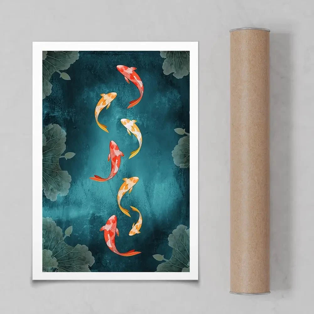 Don't Be Koi Art Print Don't Be Koi Art Print wall art product Abubkr Mohamed / Shutterstock