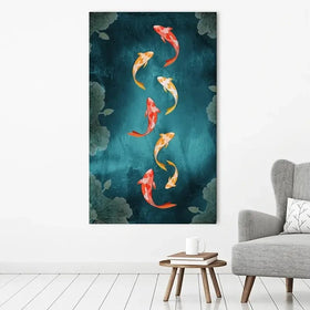 Don't Be Koi Canvas Print Don't Be Koi Canvas Print wall art product Abubkr Mohamed / Shutterstock