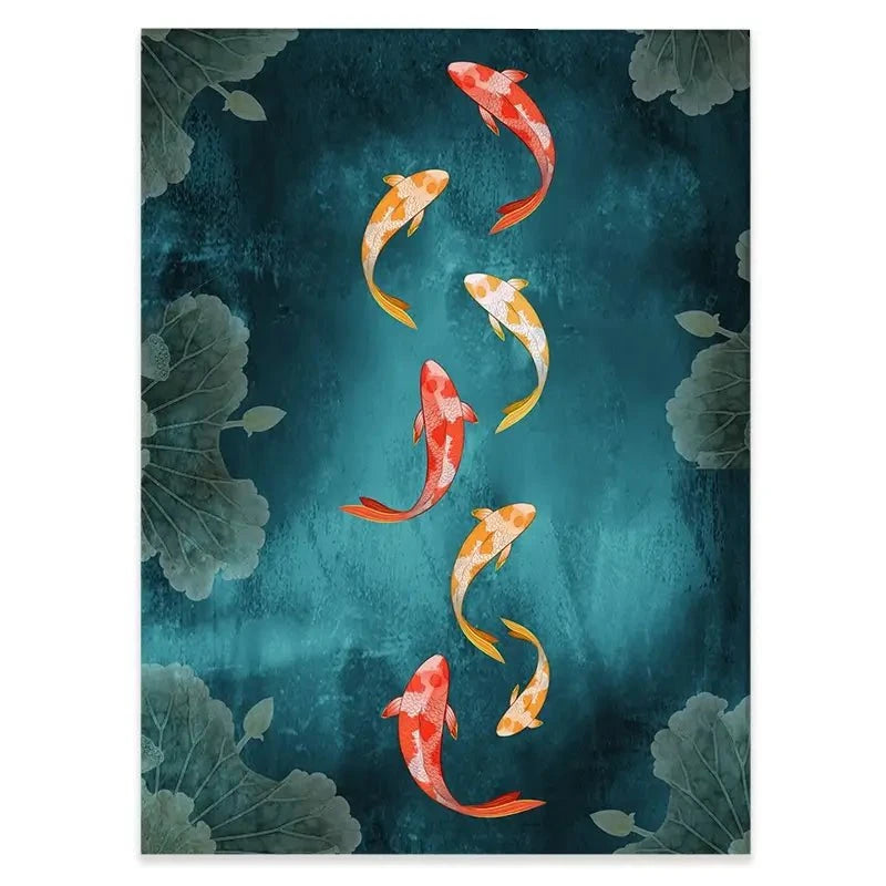 Don't Be Koi Canvas Print Don't Be Koi Canvas Print wall art product Abubkr Mohamed / Shutterstock