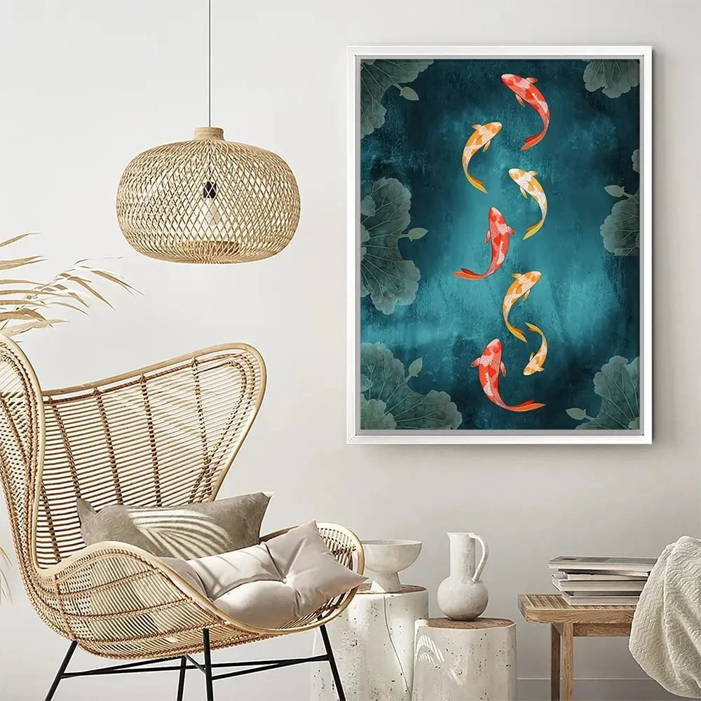 Don't Be Koi Canvas Print Don't Be Koi Canvas Print wall art product Abubkr Mohamed / Shutterstock
