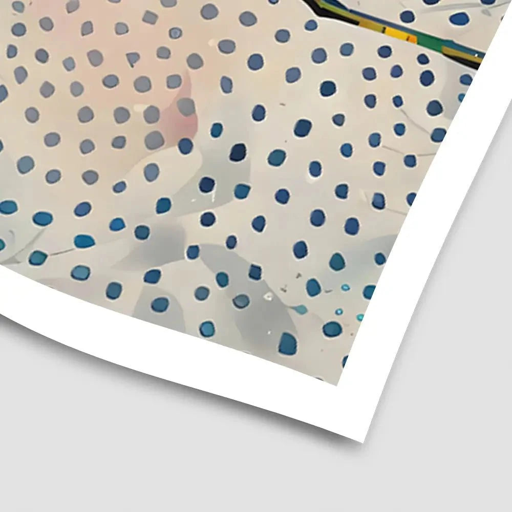 Dotted Floral Art Print Dotted Floral Art Print wall art product LSR Design Studio - Independent