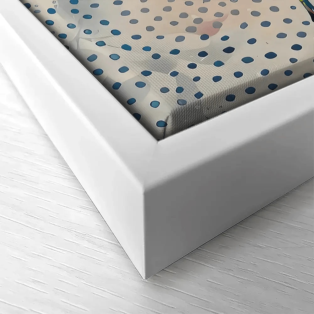 Dotted Floral Canvas Print Dotted Floral Canvas Print wall art product LSR Design Studio - Independent