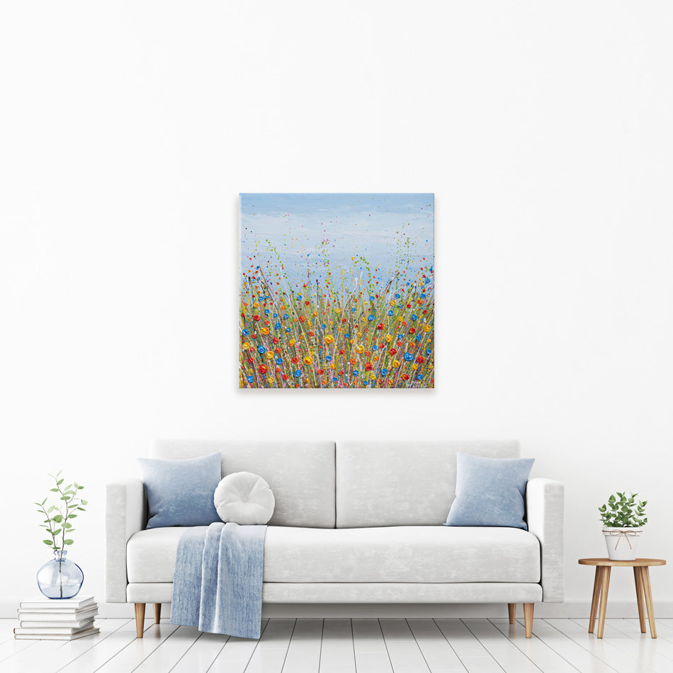 Dotted Meadow 6 Canvas Print Dotted Meadow 6 Canvas Print wall art product Olga Tkachyk