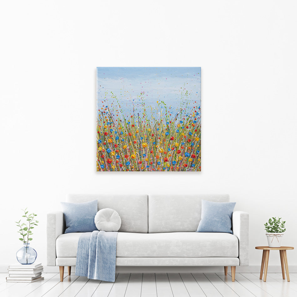 Dotted Meadow 6 Canvas Print Dotted Meadow 6 Canvas Print wall art product Olga Tkachyk
