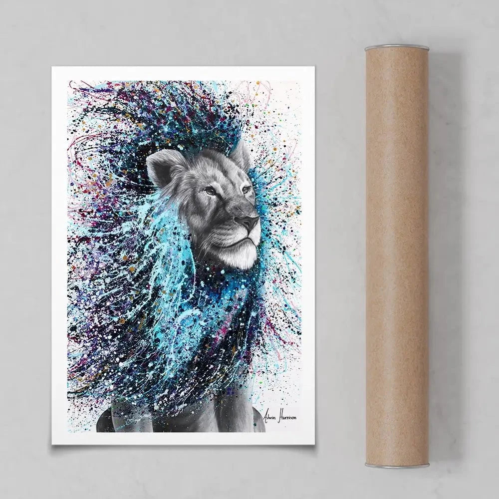 Dream Of A Lion Art Print Dream Of A Lion Art Print wall art product Ashvin Harrison