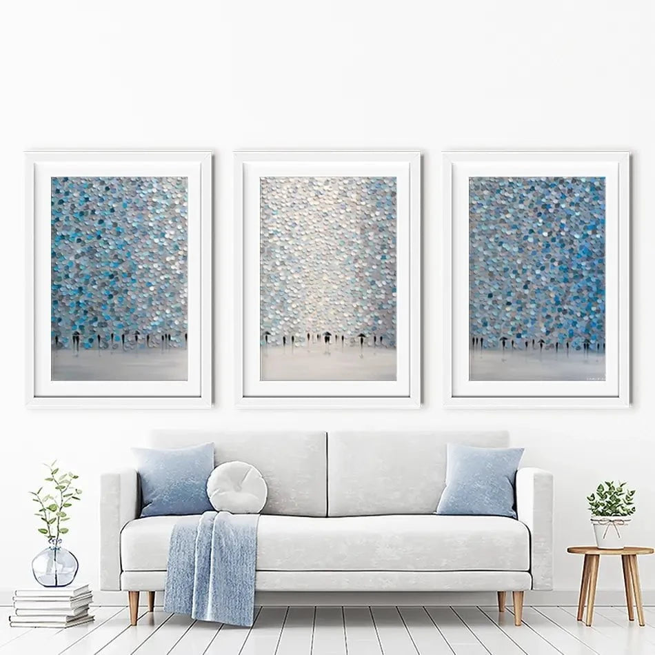 Dreaming Framed Art Print Trio Dreaming Framed Art Print Trio wall art product Ekaterina Ermilkina