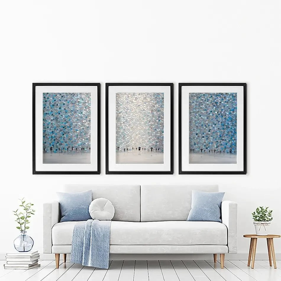 Dreaming Framed Art Print Trio Dreaming Framed Art Print Trio wall art product Ekaterina Ermilkina