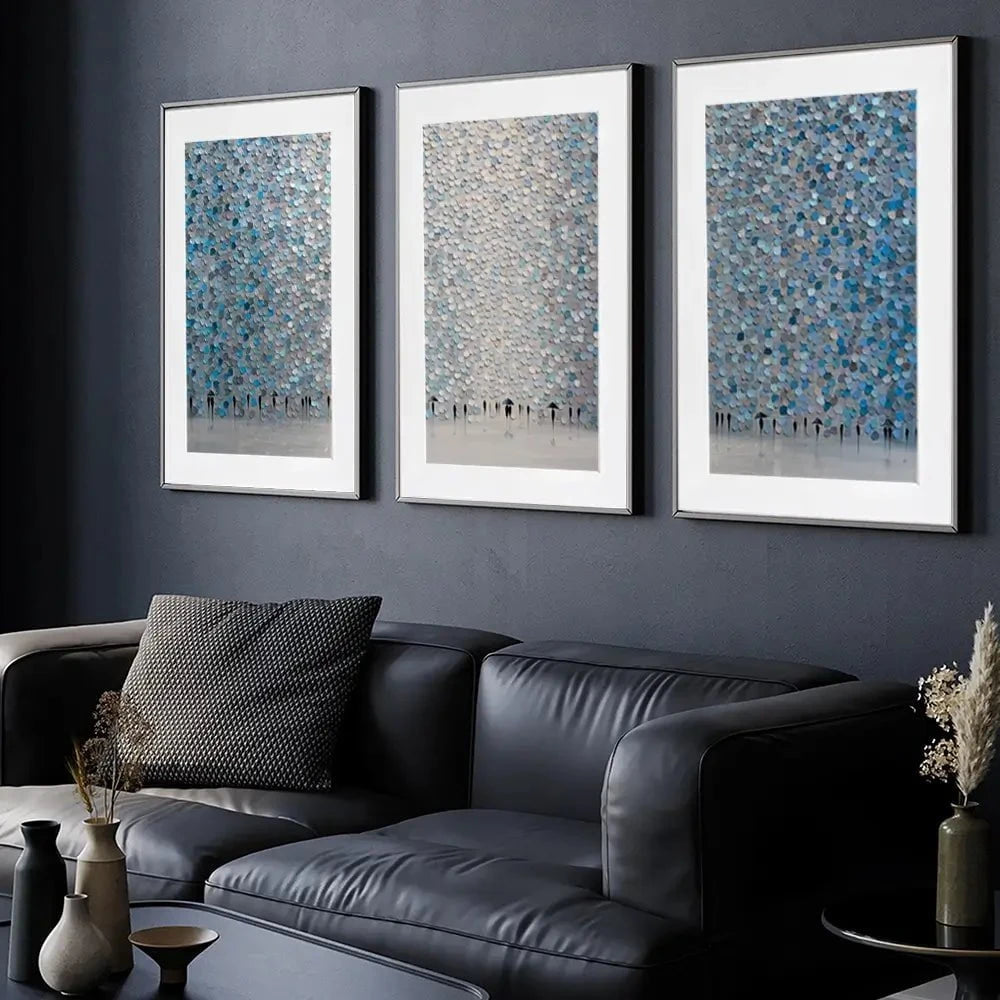 Dreaming Framed Art Print Trio Dreaming Framed Art Print Trio wall art product Ekaterina Ermilkina