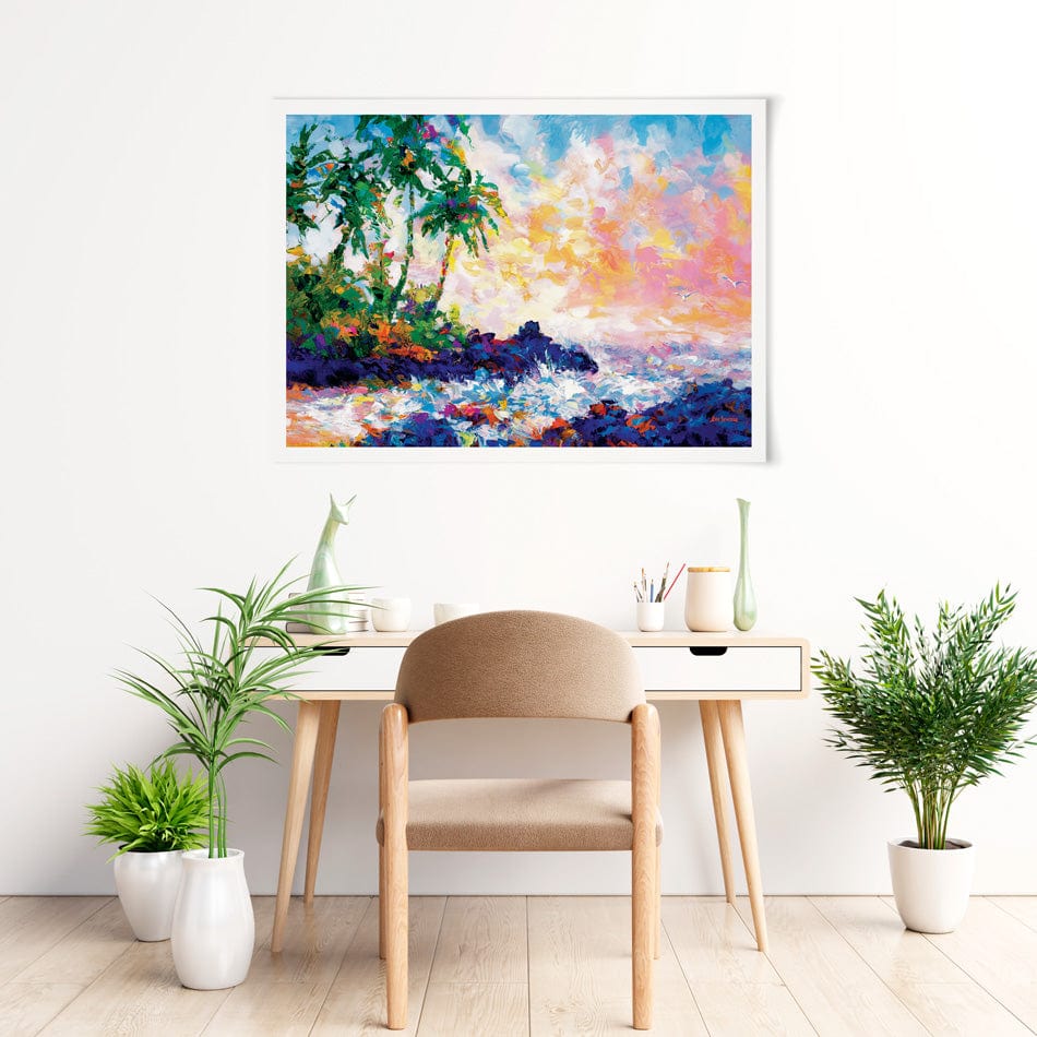 Dreams Of An Exotic Shore Art Print wall art product Leon Devenice