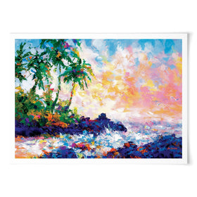 Dreams Of An Exotic Shore Art Print wall art product Leon Devenice